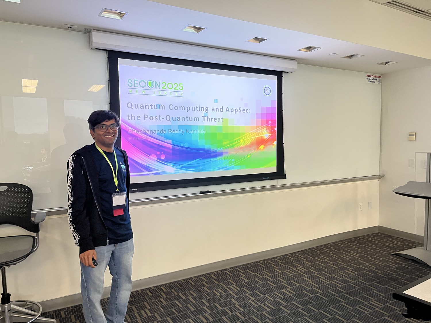 Presenting Quantum Computing and AppSec at SECON NJ 2025